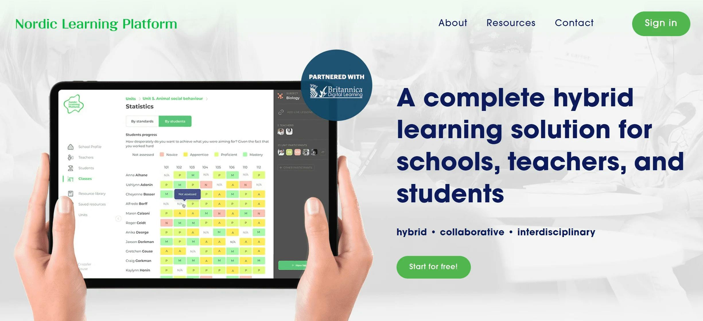 Nordic Learning Platform