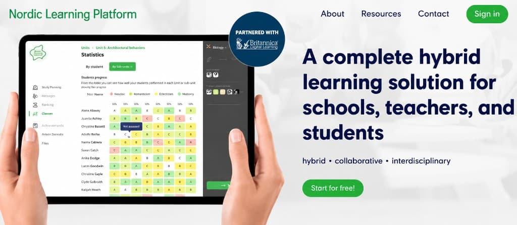 Nordic Learning Platform